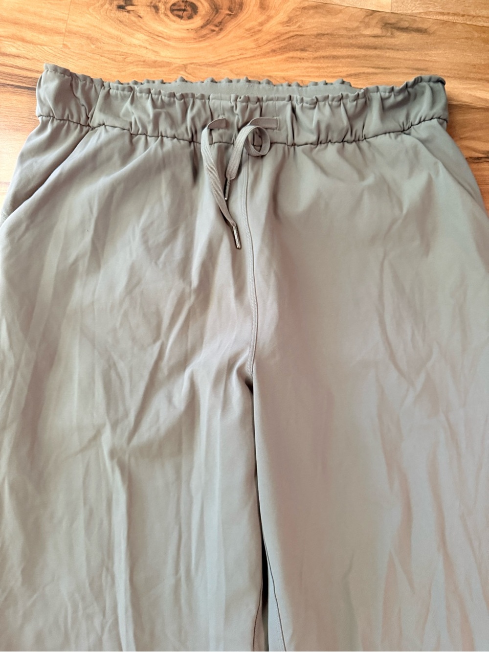 Lululemon Keep Moving Pant 7/8 High-Rise Grey Sage Green Size 12 Luxtreme Work - Picture 5 of 10
